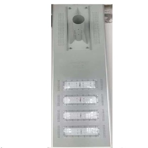 ไฟสวนโซลาร์ LED ความสว่างสูง 1000W 80W/160W ออลอินวัน โคมไฟถนนอลูมิเนียม+PC พร้อมเสา IP65 เซ็นเซอร์ตรวจจับความเคลื่อนไหว สำหรับใช้งานกลางแจ้งบนถนน - Product Image 5