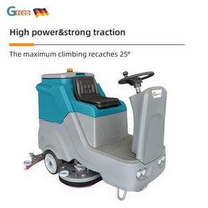 เครื่องทำความสะอาดพื้นแบบนั่งขับรุ่นใหม่ GRCEB GS1000 สำหรับงานซ่อมบำรุง ดูดฝุ่น ขัดพื้น และขัดเงา - Product Image 3