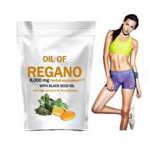 Cápsulas de Aceite de Orégano y Aceite de Semilla Negra Ausreson OEM 500mg para Adultos, Apoyo Inmunológico, Capilar y Cerebral - Product Image 1