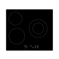 Système de cuisson à induction invisible en verre portable 6600W Appareil électroménager de cuisine électrique Plaque de cuisson intégrée 4 brûleurs Cuisinières