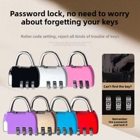 Mini cadenas à code pour bagages, sacs à dos, casiers de dortoir et trousses à crayons - Alliage de zinc, étanche