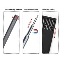 Jeu de tournevis magnétiques Mingtu CR-V, kit d'outils de réparation de précision pour l'électronique, l'automobile et la maison