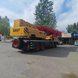 SANY 80 Ton Used Truck <b>Crane</b> Mobile Hydraulic All Terrain Lifting Equipment Construction Machinery PLC Motor - Product Image 5