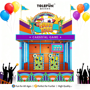 CE Tolefun Intégration LED haute performance Installation facile Points sonores Happy Toss Cornhole Sack Toss Skill Games for Theme Park - Product Image 3