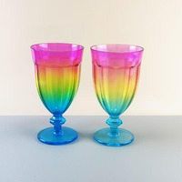 Tazón de helado en forma de flor gruesa de diseño clásico, taza de refresco degradada con función resistente a caídas, taza de plástico en forma especial