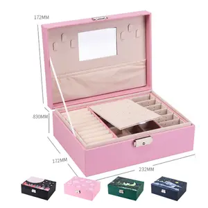 Caga de joias personalizadas, cajas para joyas personalizadas de caixas de joias para matrimónio