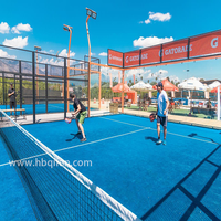 Vente chaude Panoramique Padel Court Canchas De Padel Outdoor Paddle Tennis Court à vendre Acheter Padel Court