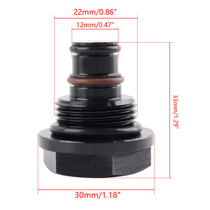 Turbocharger Solenoid Valve <b>Plug</b> For Dodge Ram 5.9L 6.7L Cummins HE351CW Engine Black Aluminum Alloy <b>Replacement</b> Part - Product Image 3