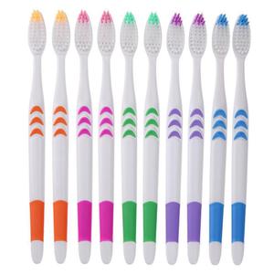 Cepillo de Dientes Manual con Cerdas Suaves, Mango Colorido, para Uso Doméstico en Adultos, Caja de 300 Unidades - Product Image 5