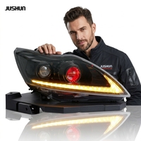 Feux avant de voiture, accessoires auto pour Ford Focus 2009-2011, ensemble de phares LED, mise à niveau, style Demon Eyes, lentille de projecteur
