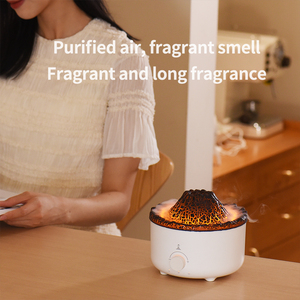 Difusor de Aroma de llama de volcán creativo, Humidificador ultrasónico, fabricante de niebla de medusas de aceite esencial con Control remoto para el hogar - Product Image 5