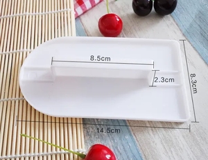 Grattoir à pâte en plastique ovale personnalisé pour la pâtisserie - Product Image 4