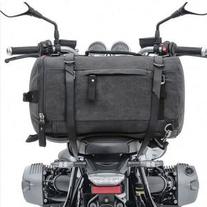 Sac à dos de moto vintage imperméable, grand format, pour bagages arrière, organisateur de coffre, sacoche de selle décontractée pour moto, échantillon gratuit - Product Image 3