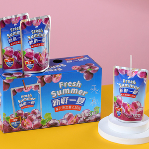 Service OEM ODM Usine de jus frais Boisson vitaminée Jus de fraise Jus de fruits en sachet - Product Image 5