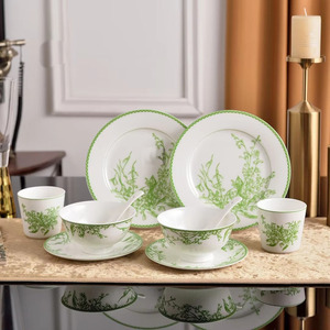 Dinner Sets <b>Dinnerware</b> Sets Kitchen Accessories Exquisite Ceramic 10 Piece Set Porcelain Luxury Europe Good Selling for Family - Product Image 2