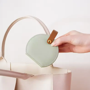 Boîte à bijoux ronde portable en cuir PU avec logo personnalisé, boîte à bijoux multifonctionnelle pour bagues, colliers, boîte de rangement - Product Image 5