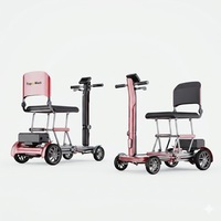 Scooter eléctrico ligero, plegable, automático, con motor sin escobillas de 250W, de largo alcance, ultraligero, de fibra de carbono, para personas mayores.