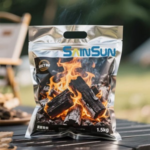 Customized 5kg 10kg 2kg 2.5kg 1.5kg Outdoor <b>Bbq</b> Lump <b>Coal</b> Packaging Recycling Charcoal <b>Bags</b> With LOGO - Product Image 6