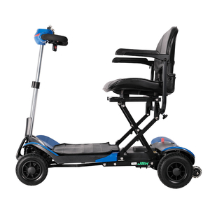 Vente directe d'usine, scooter électrique pliable automatique <span class=keywords><strong>à</strong></span> quatre roues, batterie au lithium 6AH, bleu, <span class=keywords><strong>pour</strong></span> <span class=keywords><strong>personnes</strong></span> handicapées, <span class=keywords><strong>pour</strong></span> les <span class=keywords><strong>personnes</strong></span> âgées - Product Image 4