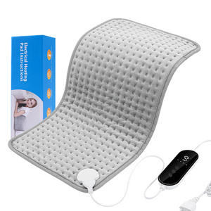 Couvertures chauffantes électriques avec température et minuterie réglables, protection contre la surchauffe, coussin chauffant - Product Image 1