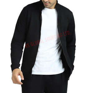 Veste éponge en tricot confortable conçue pour les hommes à la recherche d'une coupe décontractée avec un tissu doux et une tenue polyvalente pour toutes les saisons - Product Image 1