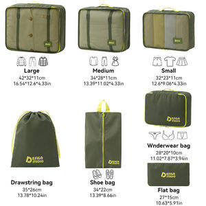 ชุดจัดเก็บของอเนกประสงค์แบบพับได้ขนาดใหญ่สำหรับขายส่ง เหมาะสำหรับห้องนอนสมัยใหม่และการเดินทาง ชุดกล่องจัดระเบียบกระเป๋าเดินทาง - Product Image 1