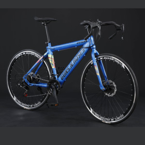Vélo de route et de gravier en acier <span class=keywords><strong>carbone</strong></span> haute performance, vélo de course 21 vitesses 700C pour hommes - Product Image 2