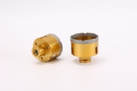 Herramienta de Perforación con Broca de Diamante de Alta Resistencia a la Temperatura, Soldadura al Vacío, Alta Precisión, Modelo M14 DY-Drilling-0053, 60 mm de Longitud