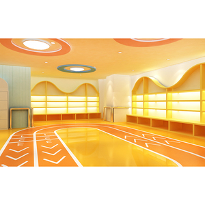 Équipement de terrain de jeu intérieur pour enfants de maternelle, ensemble de jeux souples en acier avec maisonnette de jeu pour les tout-petits - Product Image 2