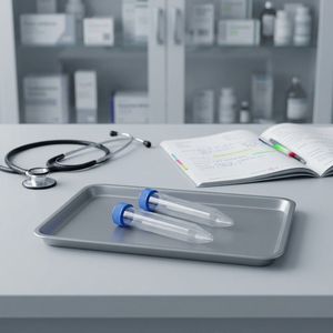 Tubo de Centrífuga de Plástico de 10 ml Manual con Tapa Azul para Uso en Laboratorio - Product Image 2