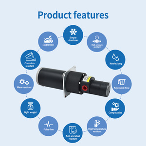 bibo Corrosion-Resistant Large Circular Magnetic Drive Gear Pump for Acid & <b>Alkali</b> Filling Application - Product Image 2