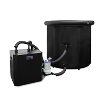 Nouvelle conception de seau à glace, refroidisseur portable pour bain de glace, mini refroidisseur d'eau 1/3HP pour la cryothérapie