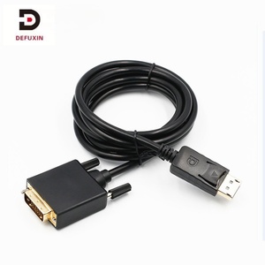 Cable DisplayPort a DVI DFX 4K 30Hz de 6 pies, Cable DP a DVI-D 24+1 Chapado en Oro para Monitor Proyector GTX <span class=keywords><strong>1650</strong></span> R - Product Image 1