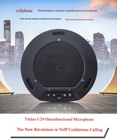 Haut-parleur de conférence USB avec microphone omnidirectionnel 360°, suppression d'écho DSP, direct usine, pour réunions Zoom et Teams