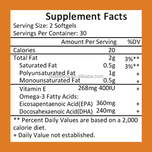 HealoRena OEM Olio di Vitamina <span class=keywords><strong>E</strong></span>, Capsule di Vitamina <span class=keywords><strong>E</strong></span>, Integratore Sbiancante per la Pelle, 400 UI Vitamina <span class=keywords><strong>E</strong></span> in Capsule Morbide - Product Image 3