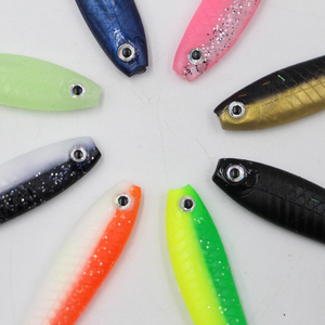 Selco <span class=keywords><strong>Tpr</strong></span> 10Cm 6 Gramos Mega Bass Lure Zander Swim Shad Lure Goma suave Colorido Bionic Small Loach Shape Sof - Product Image 4