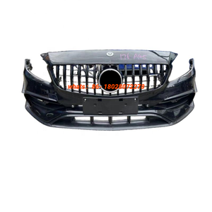 Pare-chocs de voiture en vente chaude pour <span class=keywords><strong>Mercedes</strong></span> BENZ <span class=keywords><strong>Classe</strong></span> <span class=keywords><strong>A</strong></span> W176, mise à niveau style A45 <span class=keywords><strong>Amg</strong></span>, pare-chocs de voiture avec calandre, jupe latérale - Product Image 1