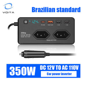 Convertisseur d'alimentation pour voiture haute efficacité 350W certifié INMETRO <span class=keywords><strong>12V</strong></span>-220V - Product Image 1