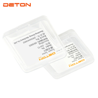 Verre de protection laser optique DETON, pièce de rechange anti-poussière et anti-éclaboussures pour équipement laser à fibre industrielle