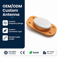 Antena de Precisión RTK GNSS GPS GLONASS BeiDou Cuádruple Helicoidal 5dBi Activa con Conector Roscado para Topografía OEM