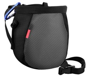 Bolsa de magnesio para escalada, bolsa de magnesio con cordón ajustable, sin fugas, con cinturón ajustable, mosquetón y bolsillos con cremallera - Product Image 1