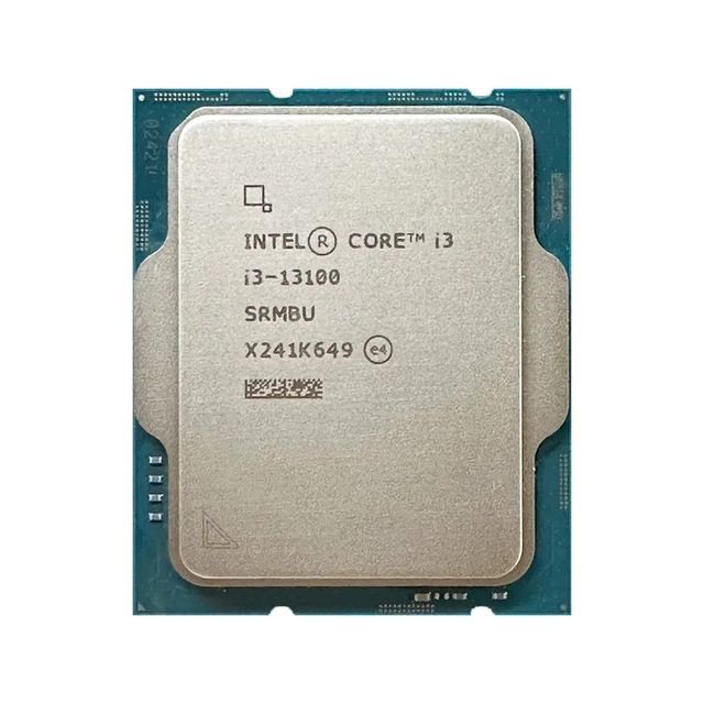 For Intel Core I3 13100 I3-13100 3.4 GHz Quad Core - Eight Threads CPU Processor 10NM L3=12M 65W LGA 1700