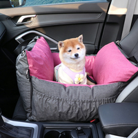 Siège de voiture pour animaux de compagnie portable multi-usages, amovible, lavable, imperméable, lit pour chien, transporteur pour voiture et extérieur