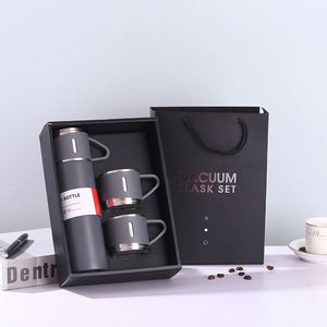 Hot Selling Eco Friendly Vacuum <b>Flask</b> Set 500ml Thermos Double Wall Water <b>Bottle</b> Gift Set Vacuum <b>Flask</b> Set - Product Image 1