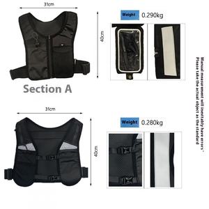 Custom Reflective Summer Cycling <b>Running</b> Backpack Vest Breathable Outdoor Sports Hydration Bag Jogging Backpack - Product Image 2