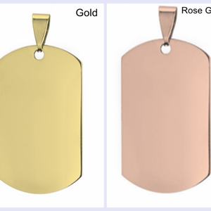 Ewang Modern Angel Theme Dog Tag <b>Pins</b> Wholesale Stainless Steel Laser Carved Words Metal Souvenir Tag with <b>Art</b> Sculpture Style - Product Image 4