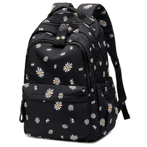 Sac à dos pour filles, cartable pour collégiennes, sacs d'école pour adolescentes, imprimés marguerites - Product Image 1