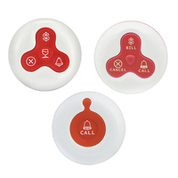 Système de boutons couleur dorée pour serveur, équipement de Restaurant, lumière LED, Table de Service sans fil, appels téléphoniques