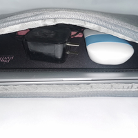 Housse d'ordinateur portable en feutre polyester personnalisée avec logo pour hommes et femmes, design personnalisé, taille 35x26x2, impression sérigraphique/sublimation, broderie