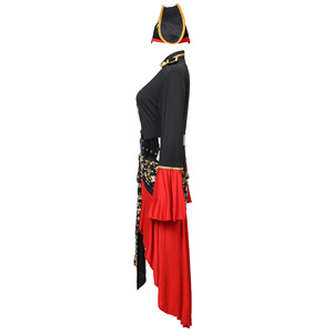 Costume de cosplay de <span class=keywords><strong>pirate</strong></span> pour femmes grande taille, robe sexy pour fête d'Halloween, performance pour adultes - Product Image 5